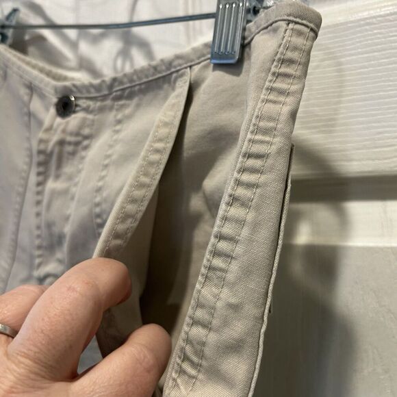 Vintage Silver 100% Cotton‎ Khaki Shorts Size 28 Made In Canada Y2k - Picture 4 of 8